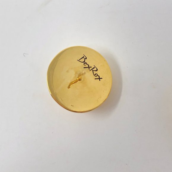 Bex Rox Sunna Gold tone Sphere stud earrings - Picture 5 of 5